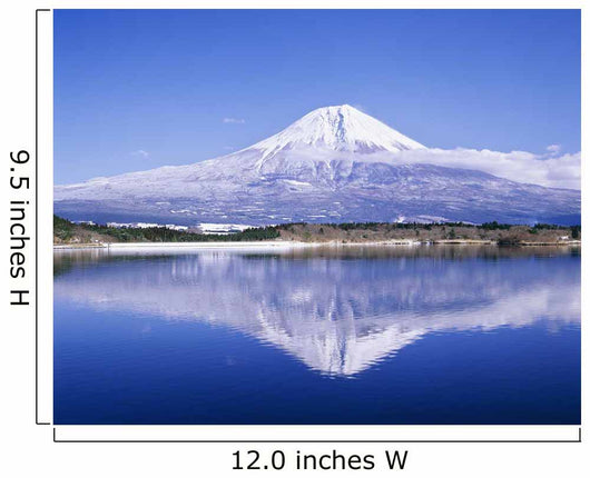 Reflection Mount Fuji Wall Mural