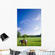 Horses Enjoy Grass Green Wall Decal