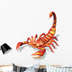 Red Scorpion Wall Decal