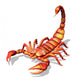 Red Scorpion Wall Decal