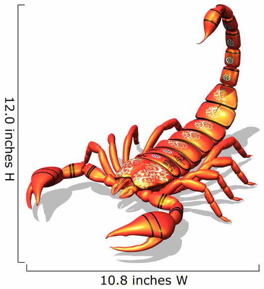 Red Scorpion Wall Decal