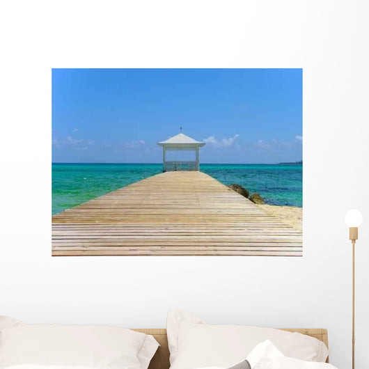 Pontoon Beach Gazebo Nassau Wall Decal