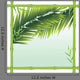 Bamboo Frame with Palm