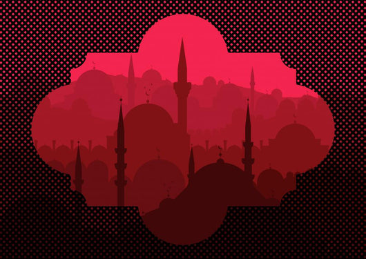 Vintage Turkish City Istanbul
