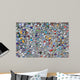 Colorful Broken Glass Mosaic