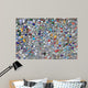 Colorful Broken Glass Mosaic