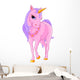 Beautiful Pink Unicorn Wall Decal