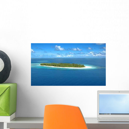 Aeiral Tropical Island Wall Decal