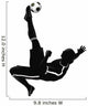 Soccer Football Player Illustration Wall Decal