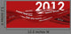 2012 New Year's Banner Wall Decal