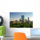 Boston Skyline Sunset Wall Decal