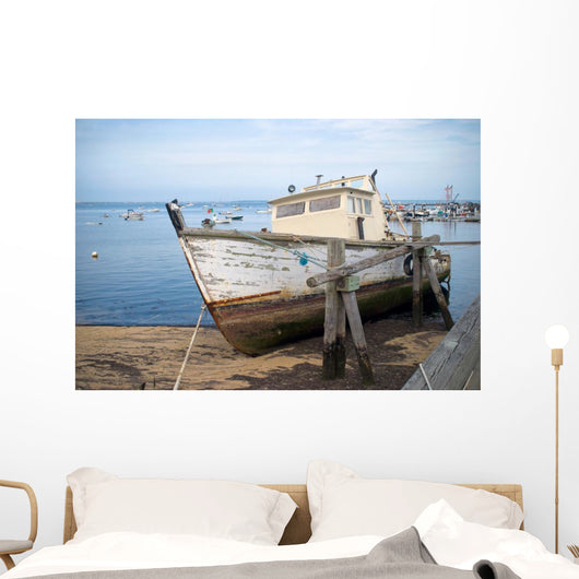 Old Boat Wall Mural