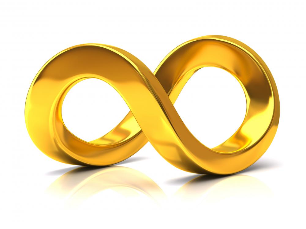 Golden Infinity Symbol – Wallmonkeys