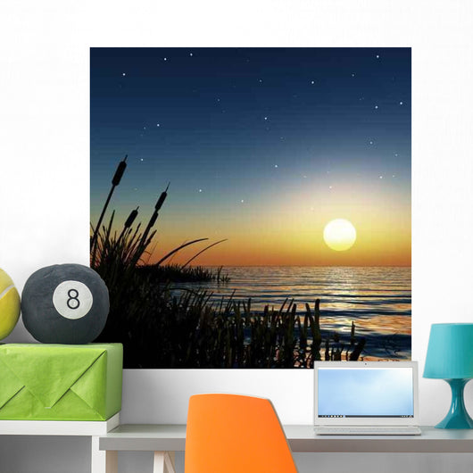 Starry Sunset Wall Decal