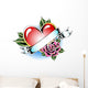 heart tattoo Wall Decal