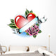 heart tattoo Wall Decal