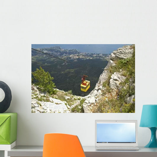 Seilbahn Auf Den Aj-petri Wall Decal