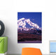 vertical image of mt mckinley (denali) in alaska Wall Mural