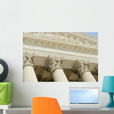 Us Supreme Court Portico shown on a wall