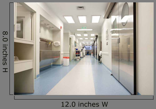Empty Hospital Corridor