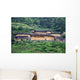 Tianluokeng tulou cluster in Fujian province,China Wall Mural