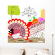 Thanksgiving Turkey Wall Mural