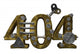 404 Error Steampunk Wall Decal