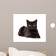 Black Cat Laying down Wall Decal