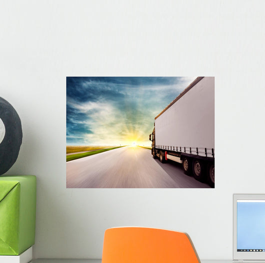 Truck Sunset Wall Decal