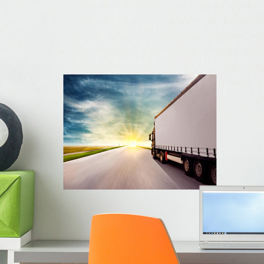 Truck Sunset Wall Decal