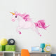 Running Unicorn Wall Decal