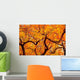 Orange Leaves Autumn Wall Decal