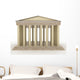 Greek Marble Building White Wall Decal