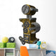 Steampunk Letter I Wall Decal