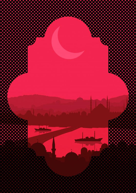 Vintage Turkish City Istanbul