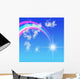 Rainbow Wall Mural