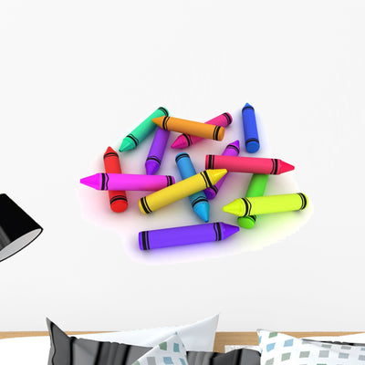 Pencils shown on a wall