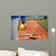 Girl and Her Softball Wall Decal