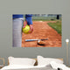 Girl and Her Softball Wall Decal
