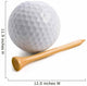 Golf ball with tee isolated on white Wall Decal
