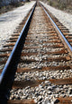 Train Tracks Wall Mural