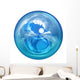 clear ball on white background Wall Decal