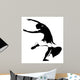Black and White Silhouette Wall Mural