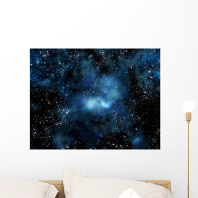 Deep Space shown on a wall