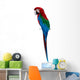 Parrot, Red-and-green Macaw Wall Decal