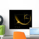 Golden section (ratio, divine proportion) and golden spiral Wall Mural