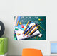 Back to school supplies. Wall Mural