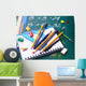 Back to school supplies. Wall Mural