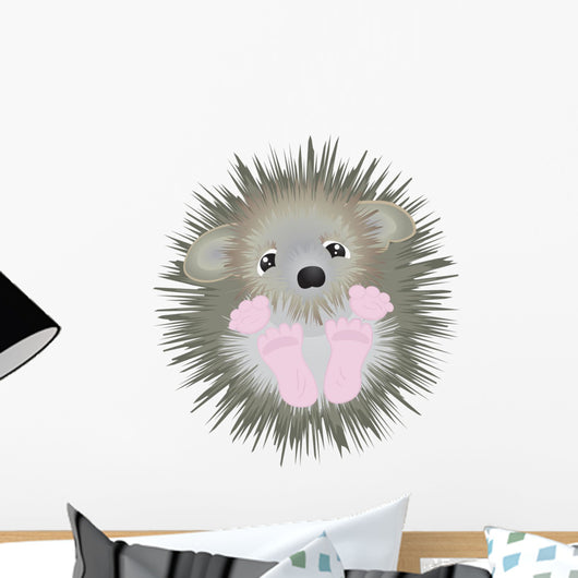 Cute Little Hedgehog Vector