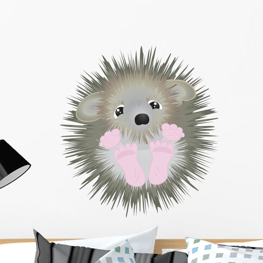 Cute Little Hedgehog Vector